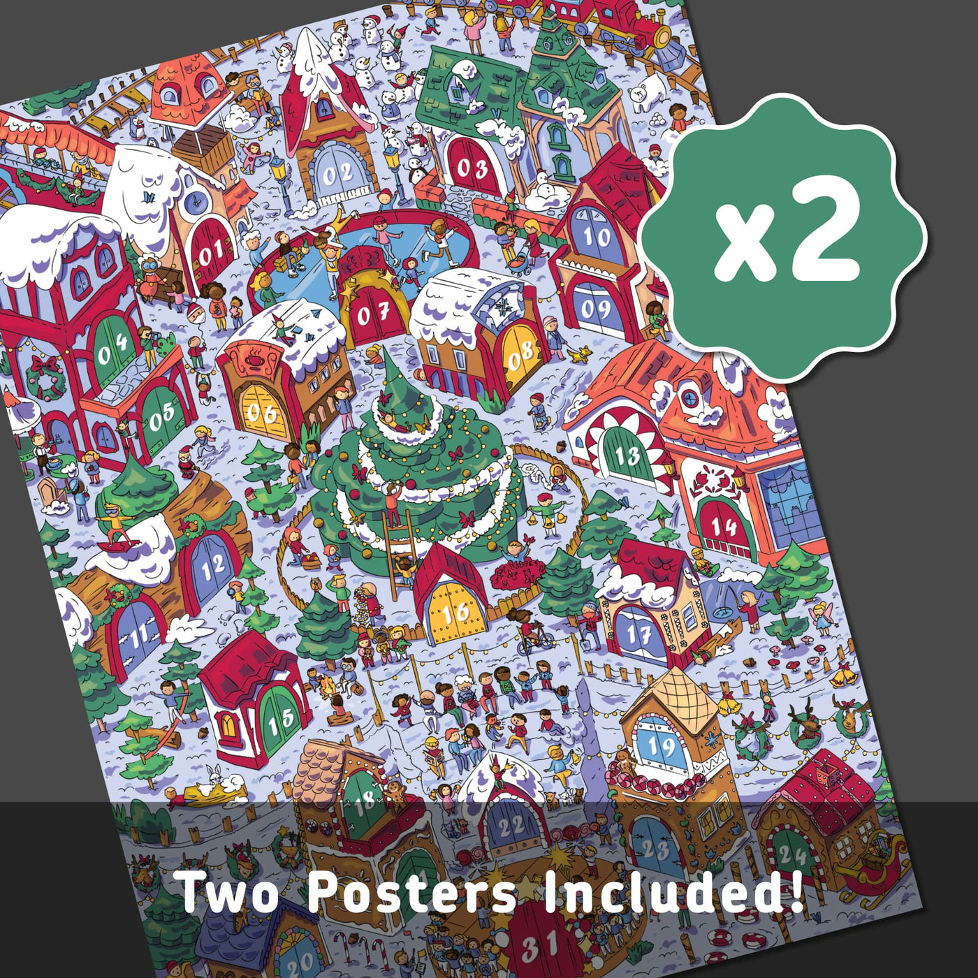 Christmas Advent Calendar Jigsaw Puzzle 500 Pieces Puzzle Tubes christmas-advent-calendar-jigsaw-puzzle-500-pieces-puzzle-tubes