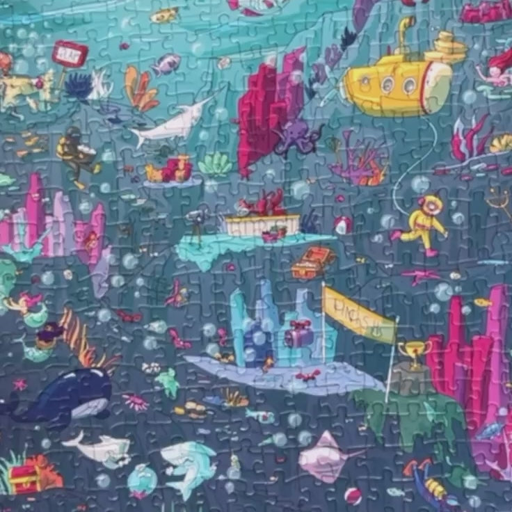 Deep Ocean AR Jigsaw Puzzle - 1,000 Pieces